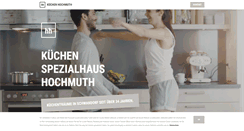 Desktop Screenshot of kuechen-hochmuth.de
